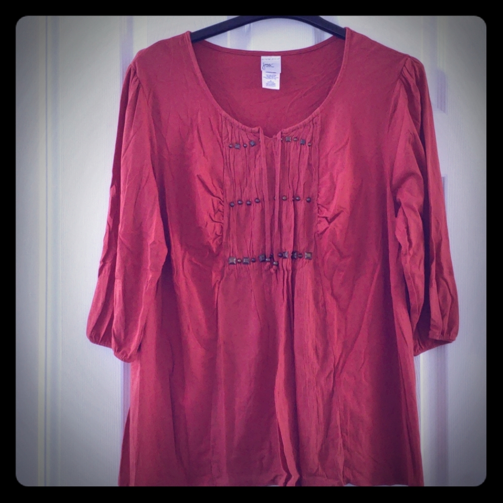 3/4 sleeve plus size top size 22/24